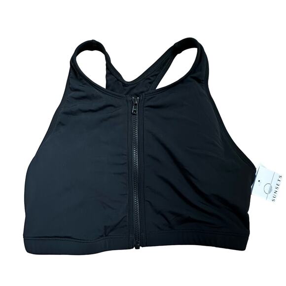 Sunsets|Dream Scuba Racerback‎ Top|E-Cup|Black|NWT - Picture 1 of 5